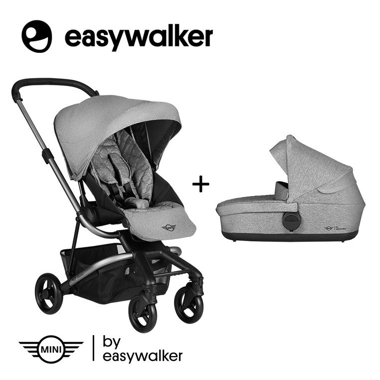 Easywalker Stroller wózek głęboko-spacerowy Soho Grey