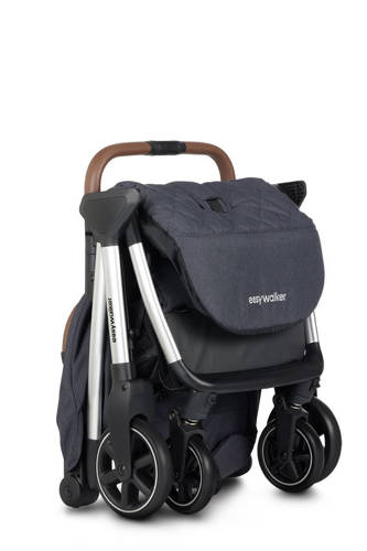 Easywalker Jackey Kompaktowy, samoskładający się wózek spacerowy z torbą transportową Platinum Edition