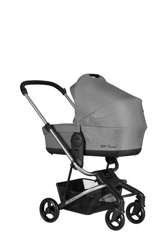 MINI by Easywalker Stroller Wózek głęboko-spacerowy Soho Grey (zawiera stelaż i siedzisko z budką)