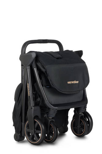 Easywalker Jackey Special Edition Kompaktowy, samoskładający się wózek spacerowy z torbą transportową Gold
