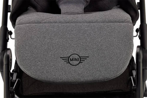 MINI by Easywalker Buggy TURN Kompaktowy wózek spacerowy z obrotowym siedziskiem 360° Soho Grey (z osłoną przeciwdeszczową w zestawie)